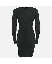 Pre-Owned Stella Mccartney Women's Black Stretch Knit Short Dress