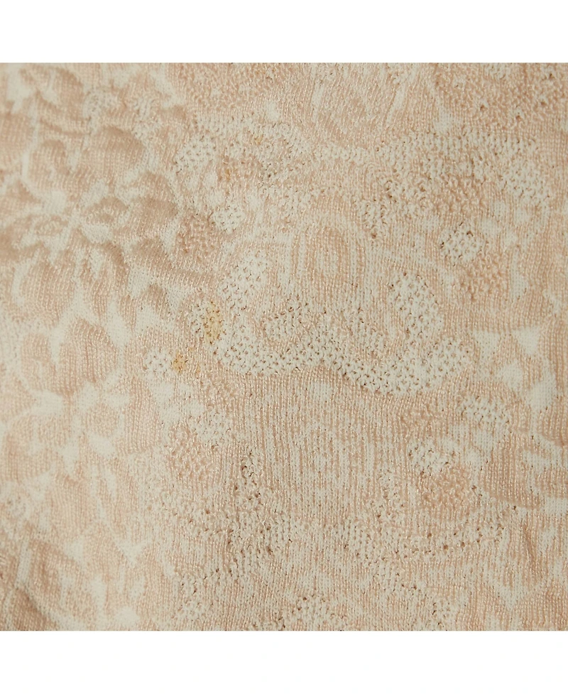 Pre-Owned Alexander Mcqueen Women's Pink Jacquard Knit Mini Bodycon Dress