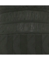 Pre-Owned Missoni Women's Black Knit Plunge Neck Tie Maxi Dress