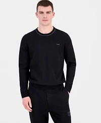 Hugo Boss Men's San Cassius Long-Sleeve Crewneck Sweater
