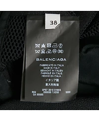 Pre-Owned Balenciaga Women's Black Crepe Shift Dress