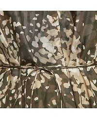 Pre-Owned Stella Mccartney Women's Green Camouflage Print Silk Mini Dress