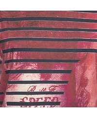 Pre-Owned Versace Women's Jeans Couture Pink All-Over Print Stretch Cotton Short Sleeve T-Shirt