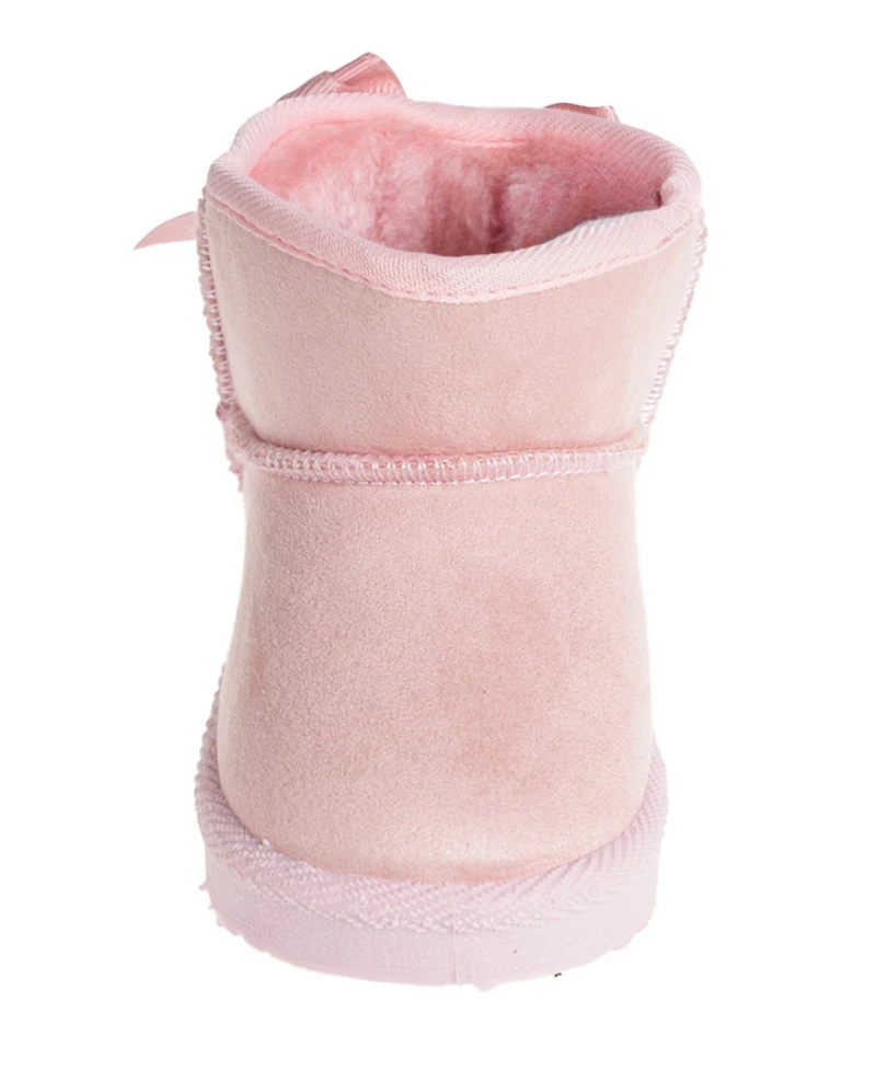 Bebe Girls' Toddler 5T-10T Bow Detail Winter Boots