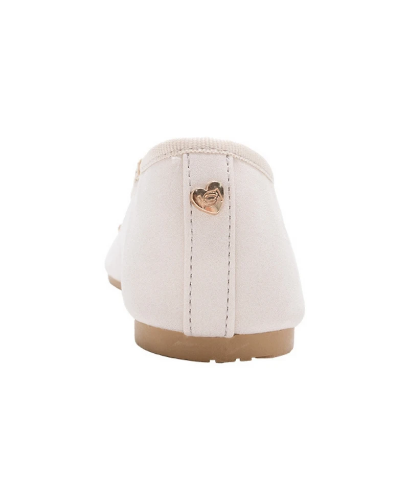 Bebe Girls' 1-13 Sparkly Slip-On Ballet Flats