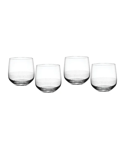 Villeroy & Boch Afina Double Old Fashioned Glasses, Set of 4