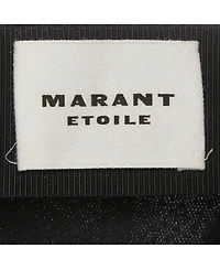 Pre-Owned Isabel Marant Women's Etoile Black Glittered Velvet Alyssa Midi Skirt