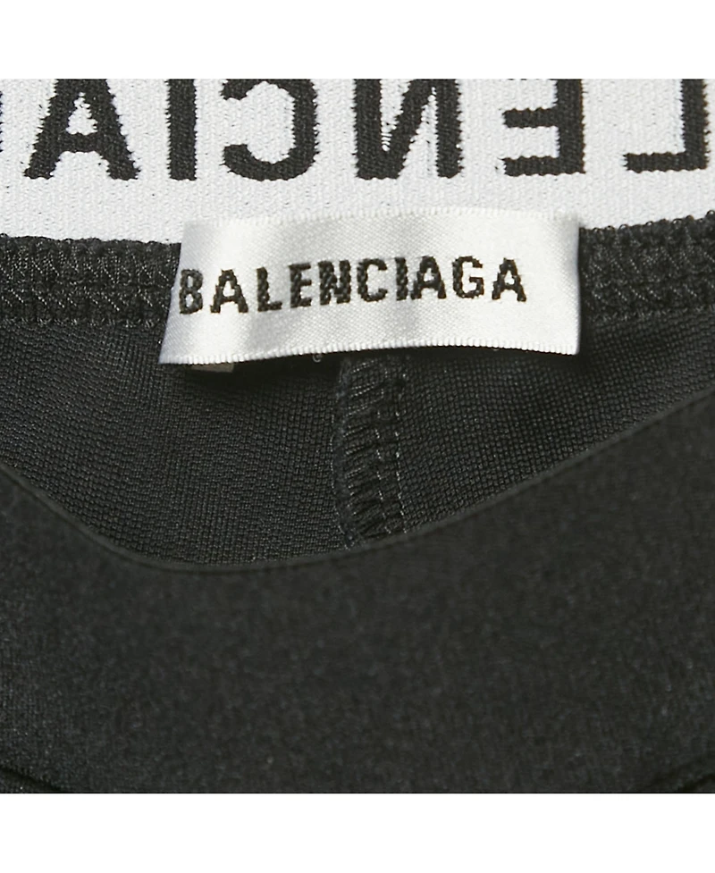 Pre-Owned Balenciaga Women's Logo Jersey Active Leggings