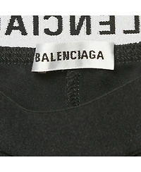 Pre-Owned Balenciaga Women's Logo Jersey Active Leggings