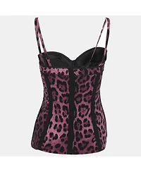 Pre-Owned Dolce & Gabbana Women's Silk Blend Bustier Top