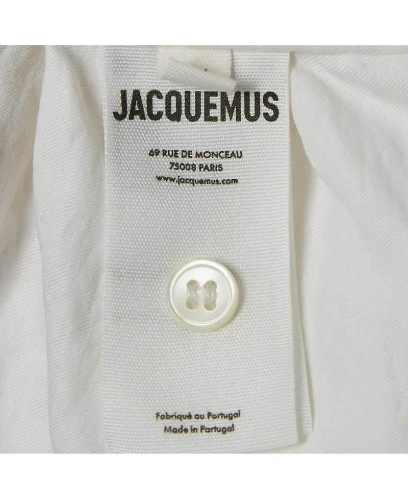 Pre-Owned Jacquemus Women's Viscose Tie-Up Detail Le Raphia Blouse
