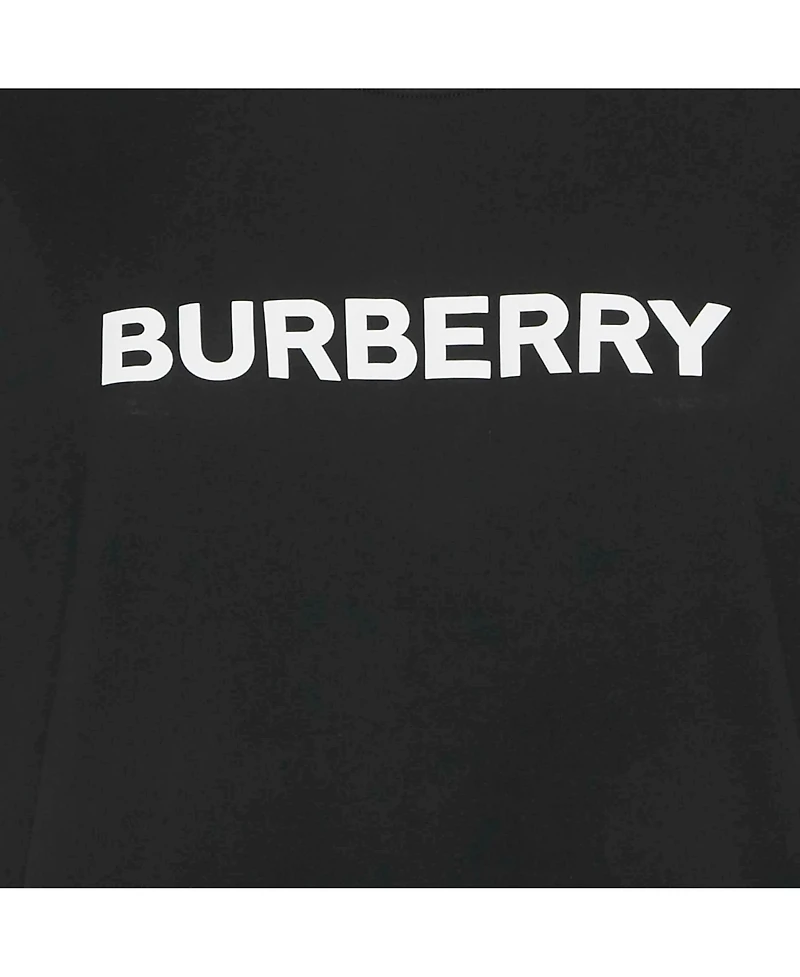 Pre-Owned Burberry Women's Logo Print Cotton Crewneck T-Shirt