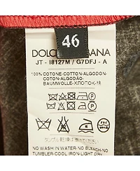 Pre-Owned Dolce & Gabbana Women's Printed Cotton Lisola Di Capri Top