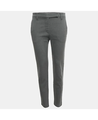 Pre-Owned Brunello Cucinelli Women's Gabardine Formal Trousers