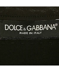 Pre-Owned Dolce & Gabbana Women's Black D& G Heart Print Cotton T-Shirt