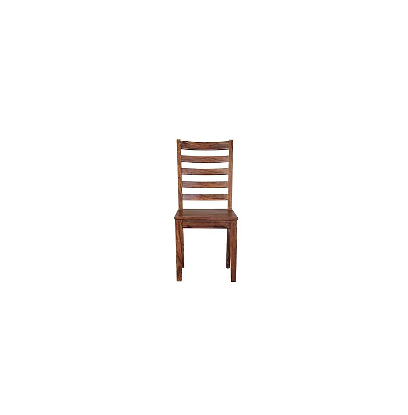 Porter Designs Sonora Solid Sheesham Wood Dining Chair, Brown
