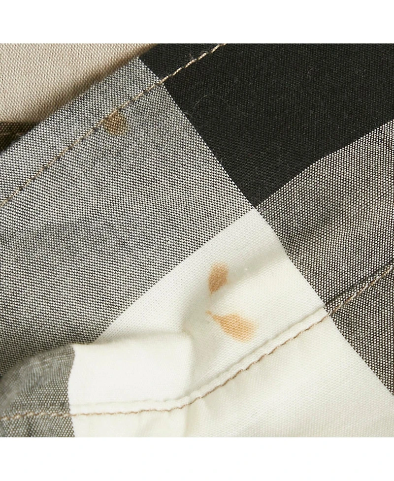 Pre-Owned Burberry Women's Beige Silk Buttoned A-Line Sleeveless Shirt Blouse