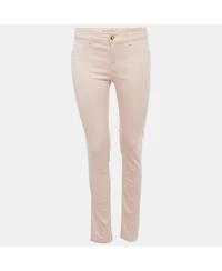 Pre-Owned Emilio Pucci Women's Pink Cotton Low Jeans