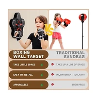 Artudatech Smart Kids Boxing Machine with Free Gloves, Music and Light Effects for Home Fitness Fun