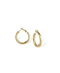 Retro Chic Small Hoop Earrings