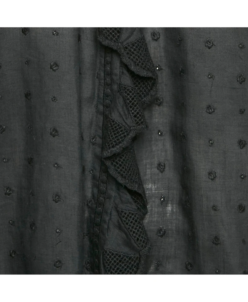 Pre-Owned Isabel Marant Women's Embroidered Ramie Blouse