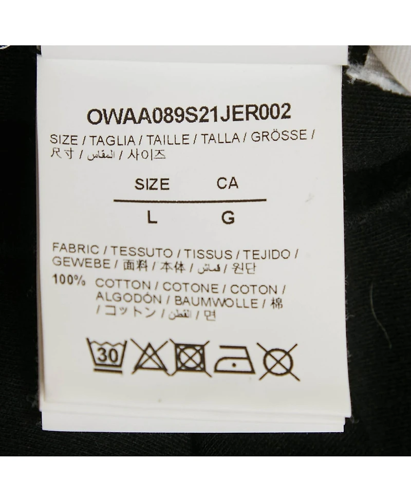 Pre-Owned Off-White Women's Logo Print Cotton Crew Neck T-Shirt