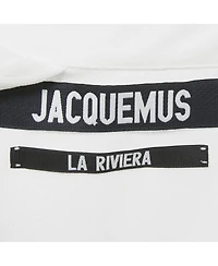 Pre-Owned Jacquemus Women's Crepe Long Sleeve La Riviera Top