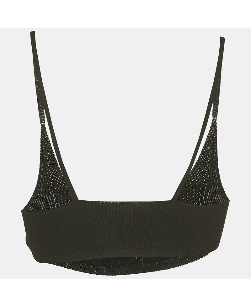 Pre-Owned Jacquemus Women's Rib Knit Le Bandeau Bralette Top