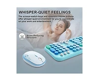 Risokeys 2.4G Wireless Keyboard and Mouse Combo