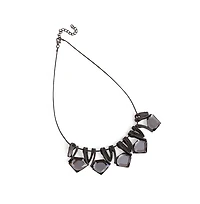 Women's The Stake-Gem Collar Necklace - Space Grey