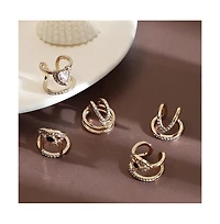Women's The Malocchio Nail Rings - California Gold (Set Of 5)