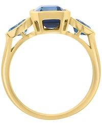 Effy Collection Blue (1/2 ct. t.w.) & London Blue Topaz (2-1/10 ct. t.w.) Ring in 14k Yellow Gold
