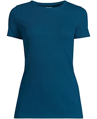 Lands' End Women's Micro Rib T-Shirt