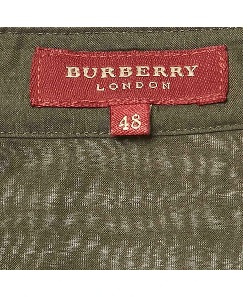 Pre-Owned Burberry Women's London Vintage Button Front Blouse