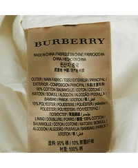 Pre-Owned Burberry Women's White Broderie Anglaise Cotton Short Dress
