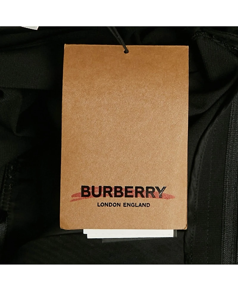 Pre-Owned Burberry Women's Crepe Cut-Out Zipper Detail Trousers