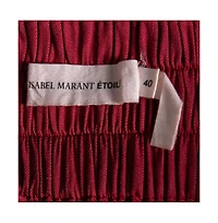 Pre-Owned Isabel Marant Women's Etoile Red Linen Blend Shorts