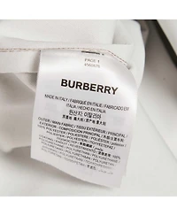 Pre-Owned Burberry Women's Beige Synthetic Split Hem Pencil Skirt