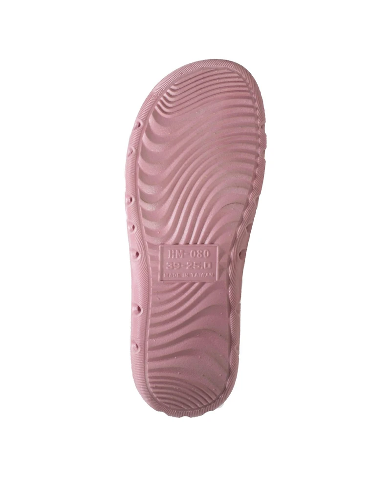 Tecs Women's Pvc Slide Sandal Rose