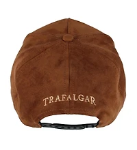 Trafalgar Men's Traflagar's Faux Suede 5 Panel Cap with Braided Rope