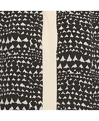 Pre-Owned Stella Mccartney Women's Monochrome Heart Print Silk Full Sleeves Blouse