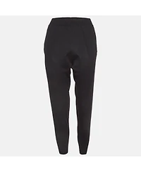 Pre-Owned Stella Mccartney Women's Black Stretch Knit Joggers