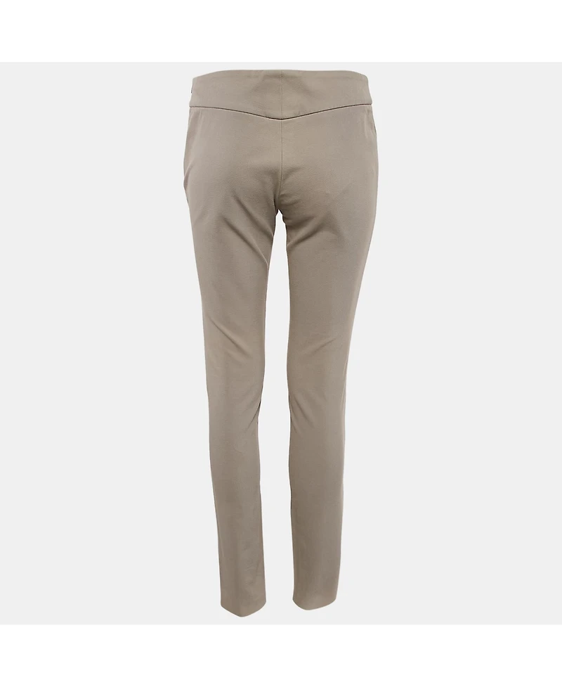Pre-Owned Brunello Cucinelli Women's Beige Stretch Gabardine Trousers