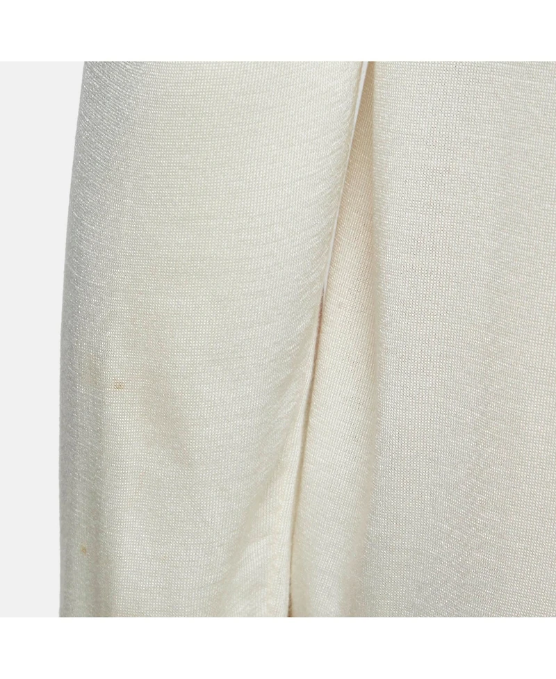 Pre-Owned Dolce & Gabbana Women's Cream Printed Silk Cardigan