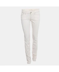 Pre-Owned Isabel Marant Women's Etoile Pink Corduroy Skinny Fit Jeans