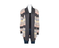 Pre-Owned Missoni Women's Multicolor Jacquard Eyelet Knit Cardigan