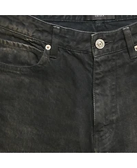 Pre-Owned Balenciaga Men's Unisex Grey Faded Denim Shorts