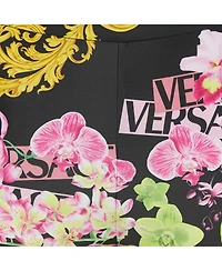 Pre-Owned Versace Women's Printed Jersey Leggings