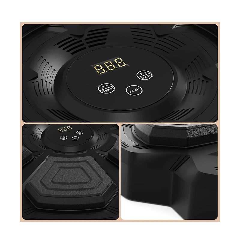 Artudatech Music Boxing Machine with 9 Speeds & Bluetooth, Led Punch Tracker for Family Fitness