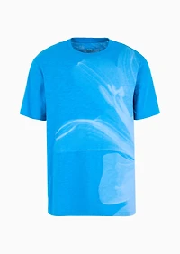 A|X Armani Exchange Men's Floral Print Cotton T-Shirt